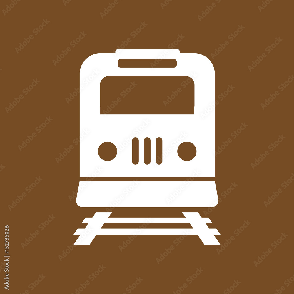 Train icon. Metro symbol. Railway station sign. Train icon. Metro symbol. Railway station sign.