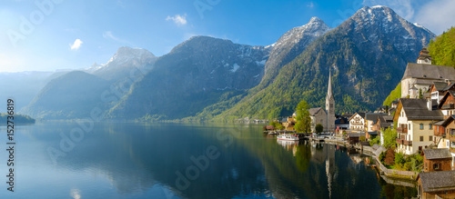 Hallstatt town in Austria