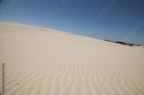 Sand  dunes and blue sky