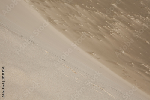 Sand, dunes, blue sky