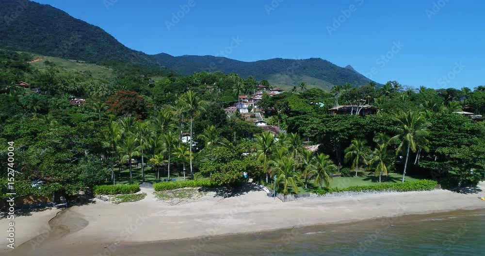 Aerial View of Paradise Beach in Ilhabela, Brazil Aerial View of Paradise Beach in Ilhabela, Brazil