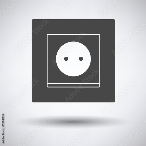 Europe electrical socket icon