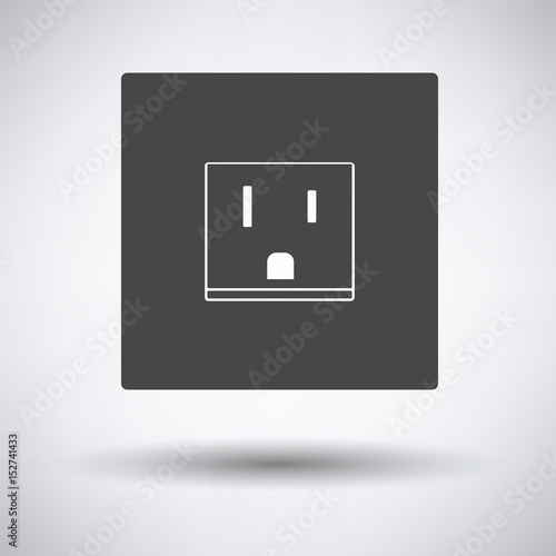 USA electrical socket icon