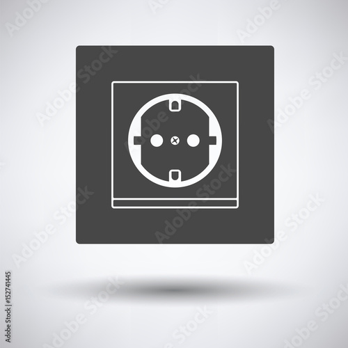 Europe electrical socket icon