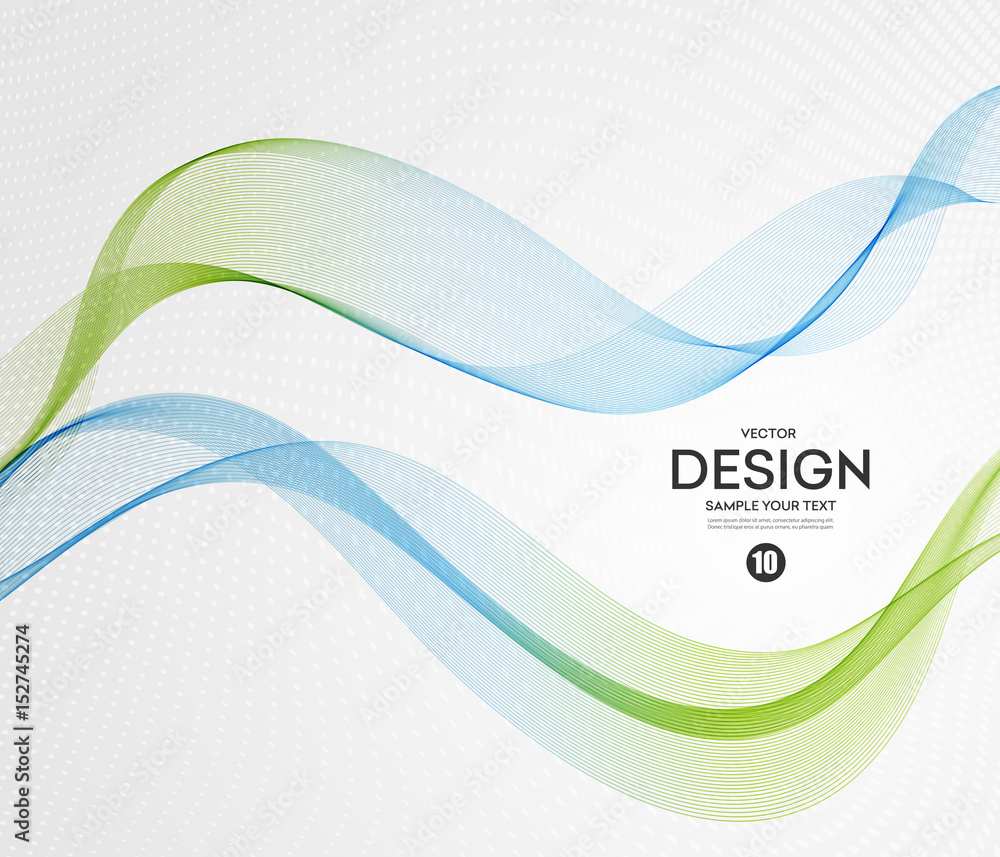 Abstract vector background, blue green wavy Abstract vector background, blue green wavy