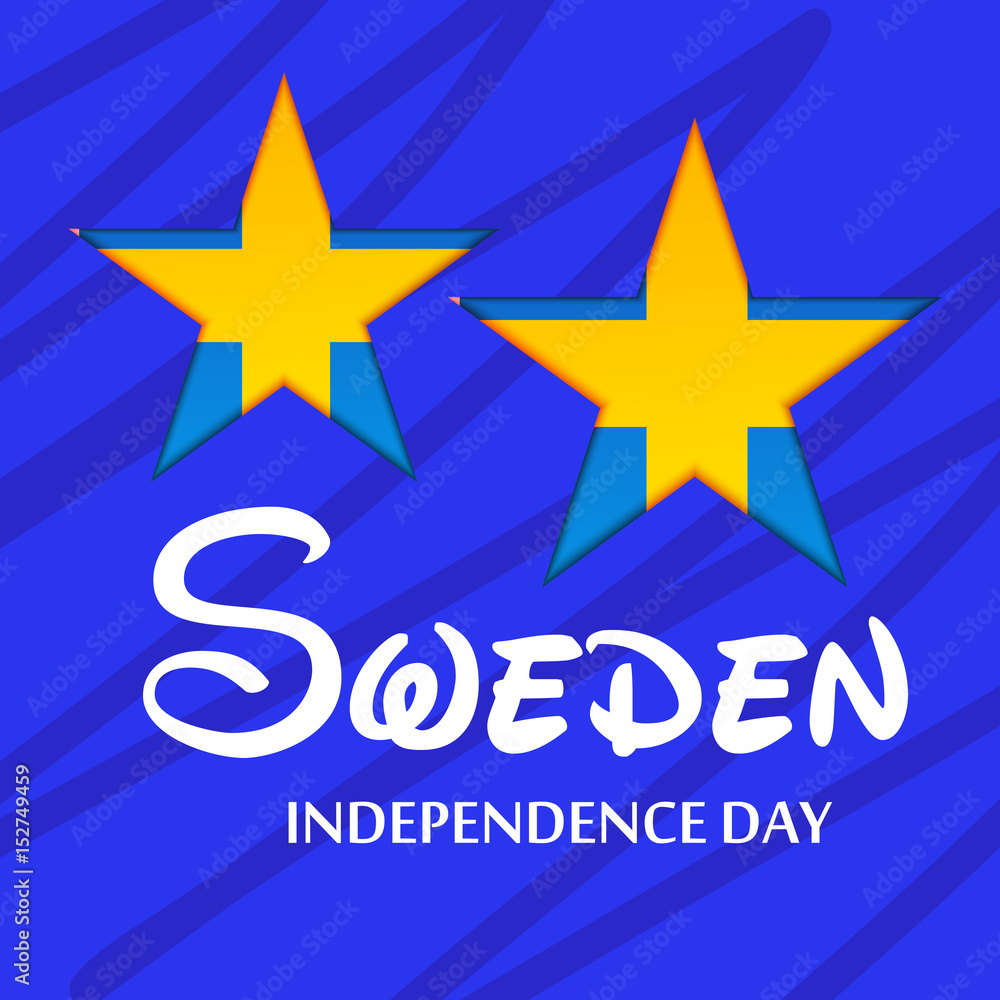 Obraz premium Sweden Independence Day.