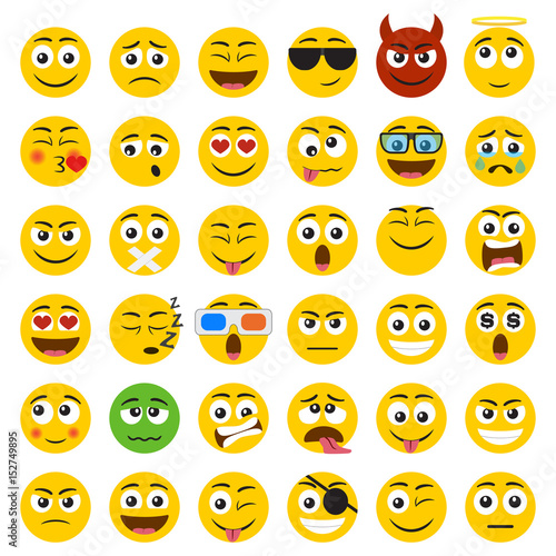 Set of Emoticons.