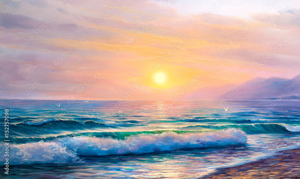 painting seascape