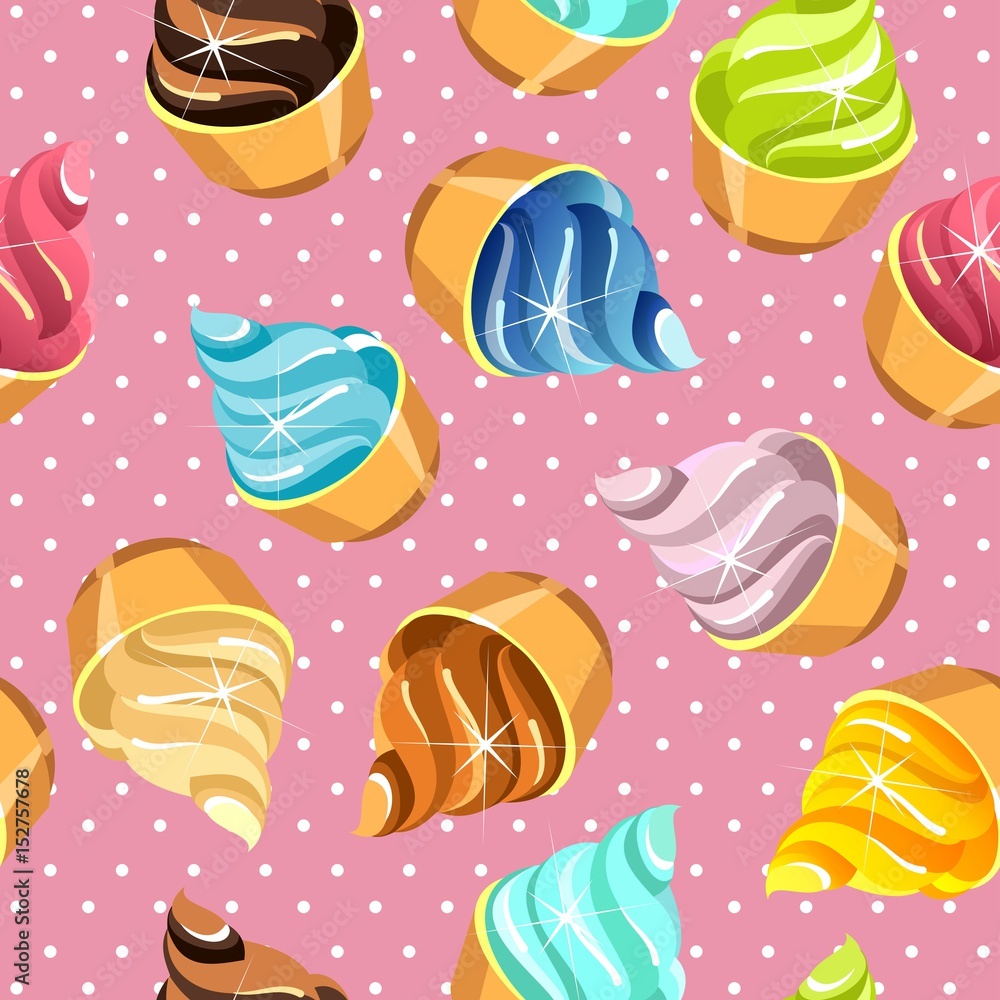 Ice cream seamless pattern Ice cream seamless pattern