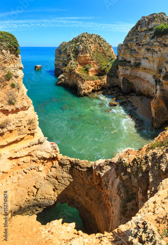 Atlantic rocky coast (Algarve, Portugal).