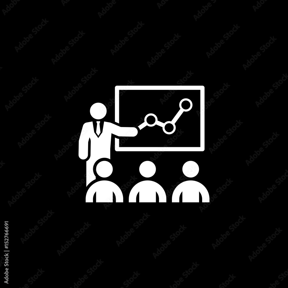 Training Icon. Business Concept. Flat Design. Training Icon. Business Concept. Flat Design.