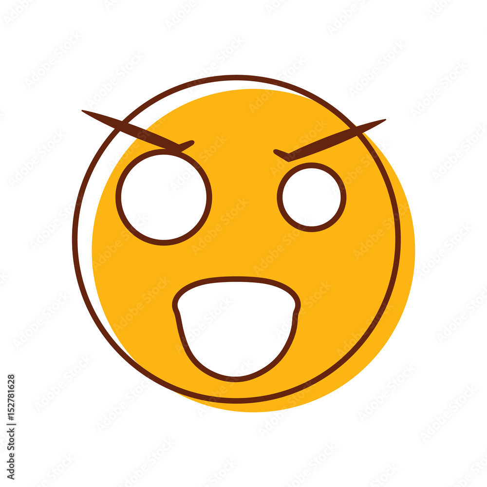 Crazy emoji Royalty Free Vector Image - VectorStock