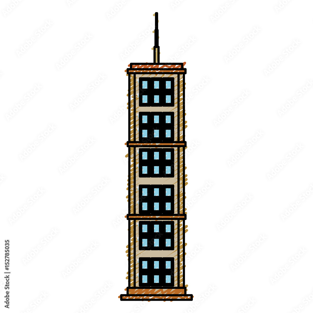 building exterior isolated icon vector illustration design