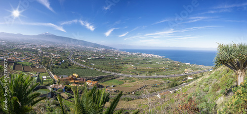 Fotografía Blick vom Mirador de Humboldt auf das Orotava-Tal mit Teide auf Teneriffa