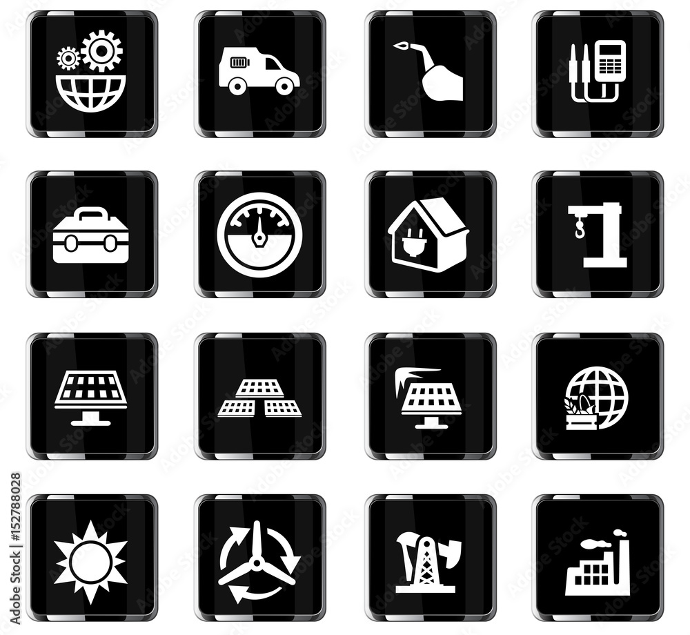 alternative energy icon set alternative energy icon set