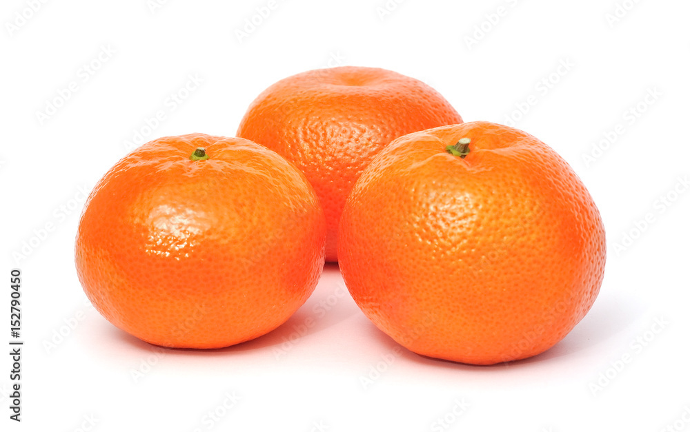 Mandarins Isolated on white background Mandarins Isolated on white background