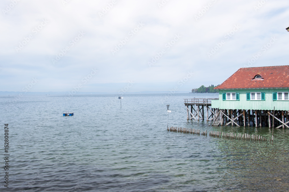 Idyllic view of Lindau, Bodensee, in South Germany Idyllic view of Lindau, Bodensee, in South Germany