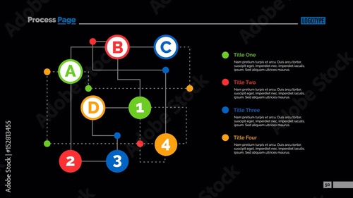 Labyrinth Flowchart Slide Template