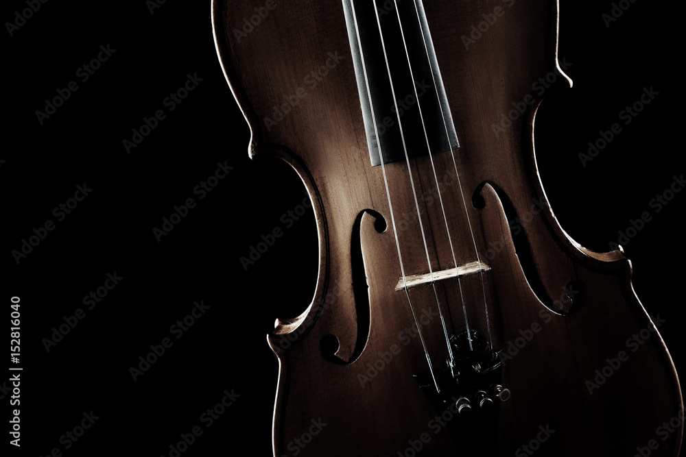 Violin closeup music instrument orchestra Violin strings close up Violin closeup music instrument orchestra Violin strings close up