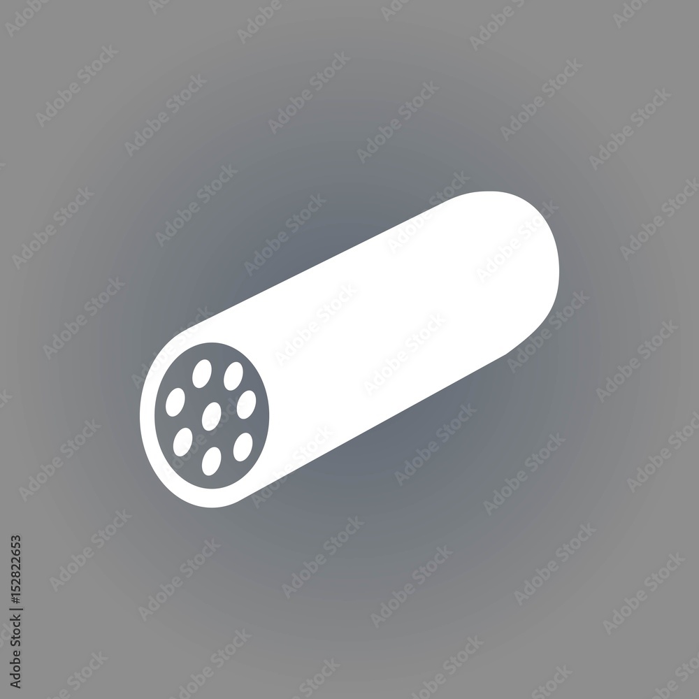 icon sausage stock vector illustration flat design icon sausage stock vector illustration flat design