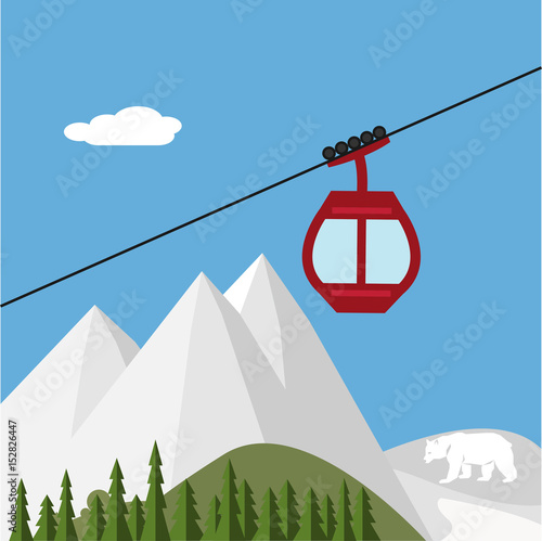 Ski Lift Gondola