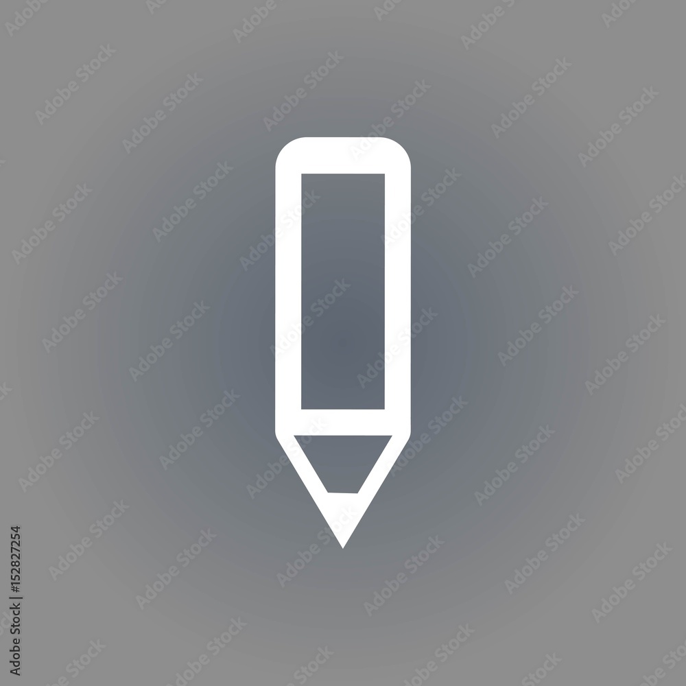 pencil icon stock vector illustration flat design pencil icon stock vector illustration flat design