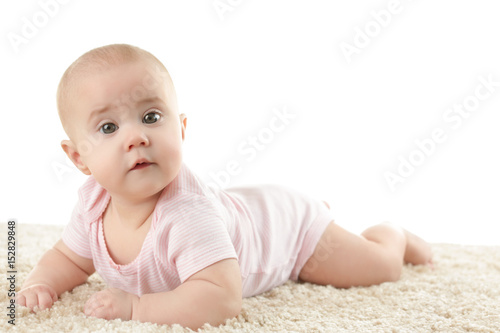 Portrait of adorable baby o...