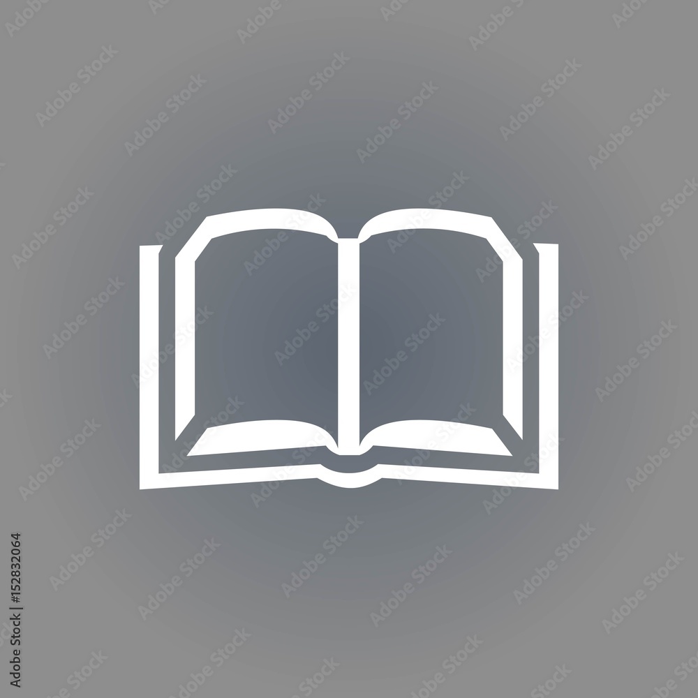 book icon stock vector illustration flat design book icon stock vector illustration flat design