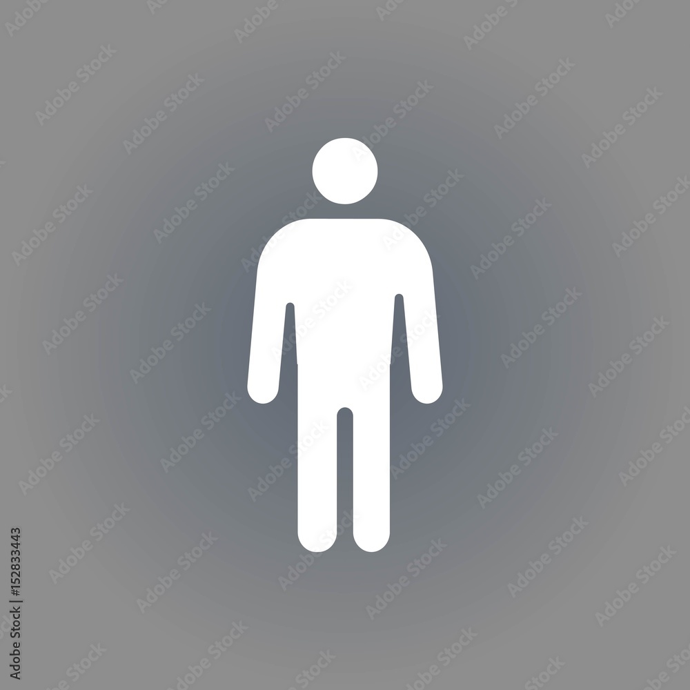 man icon stock vector illustration flat design man icon stock vector illustration flat design