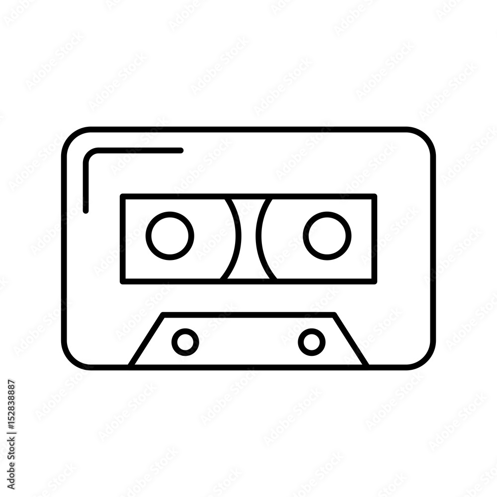 isolated audio cassette tape vector illustration isolated audio cassette tape vector illustration