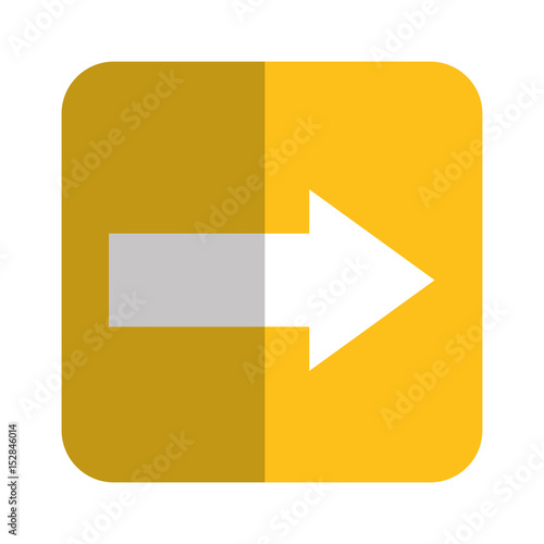 arrow icon over yellow square and white background. colorful design. vector illustration Free Download arrow icon over yellow square and white background. colorful design. vector illustration - GFXLoad