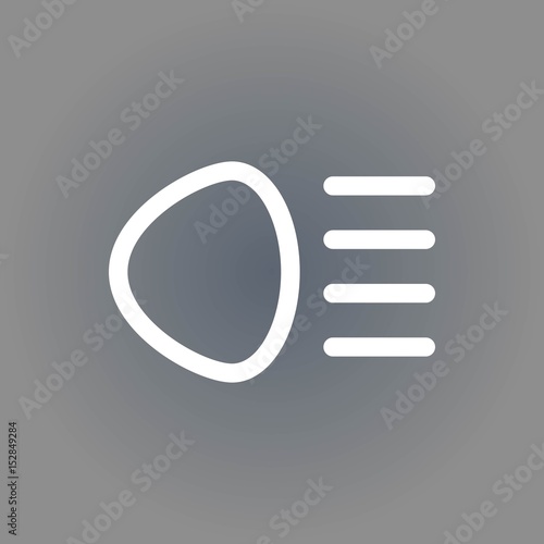 distant beam icon stock vector illustration flat design