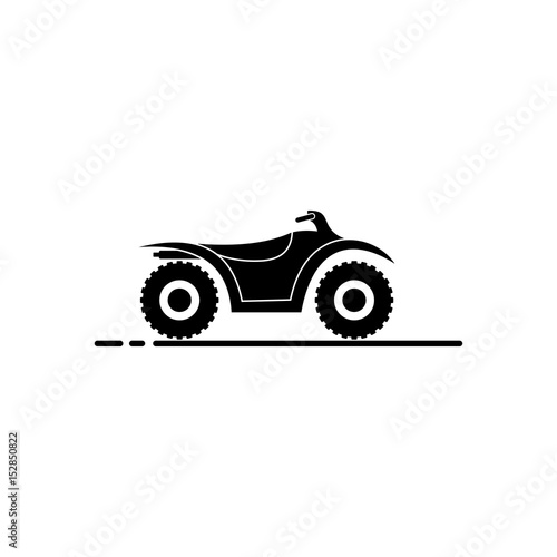 Quad bike vector icon