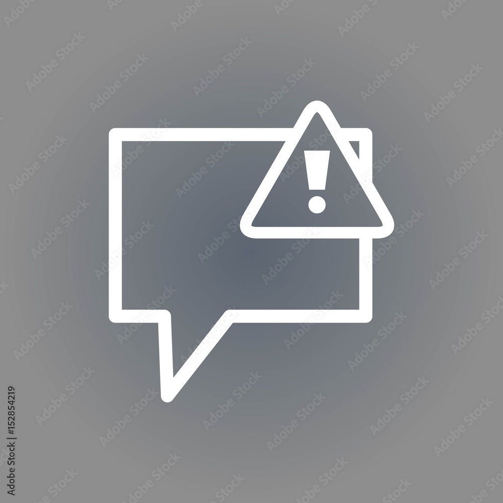 alert icon stock vector illustration flat design alert icon stock vector illustration flat design