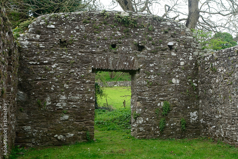 Monastery ruins, Struell Wells, Northern Ireland Monastery ruins, Struell Wells, Northern Ireland