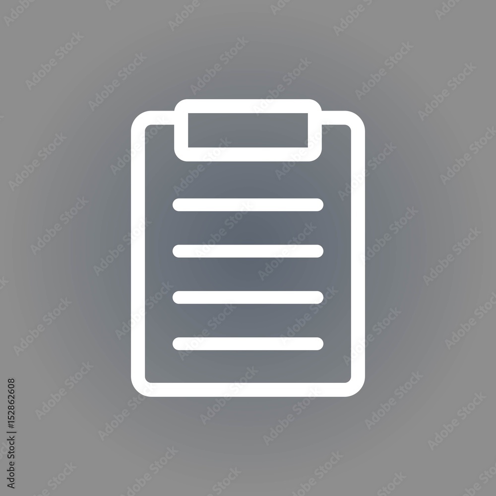 checklist  icon stock vector illustration flat design