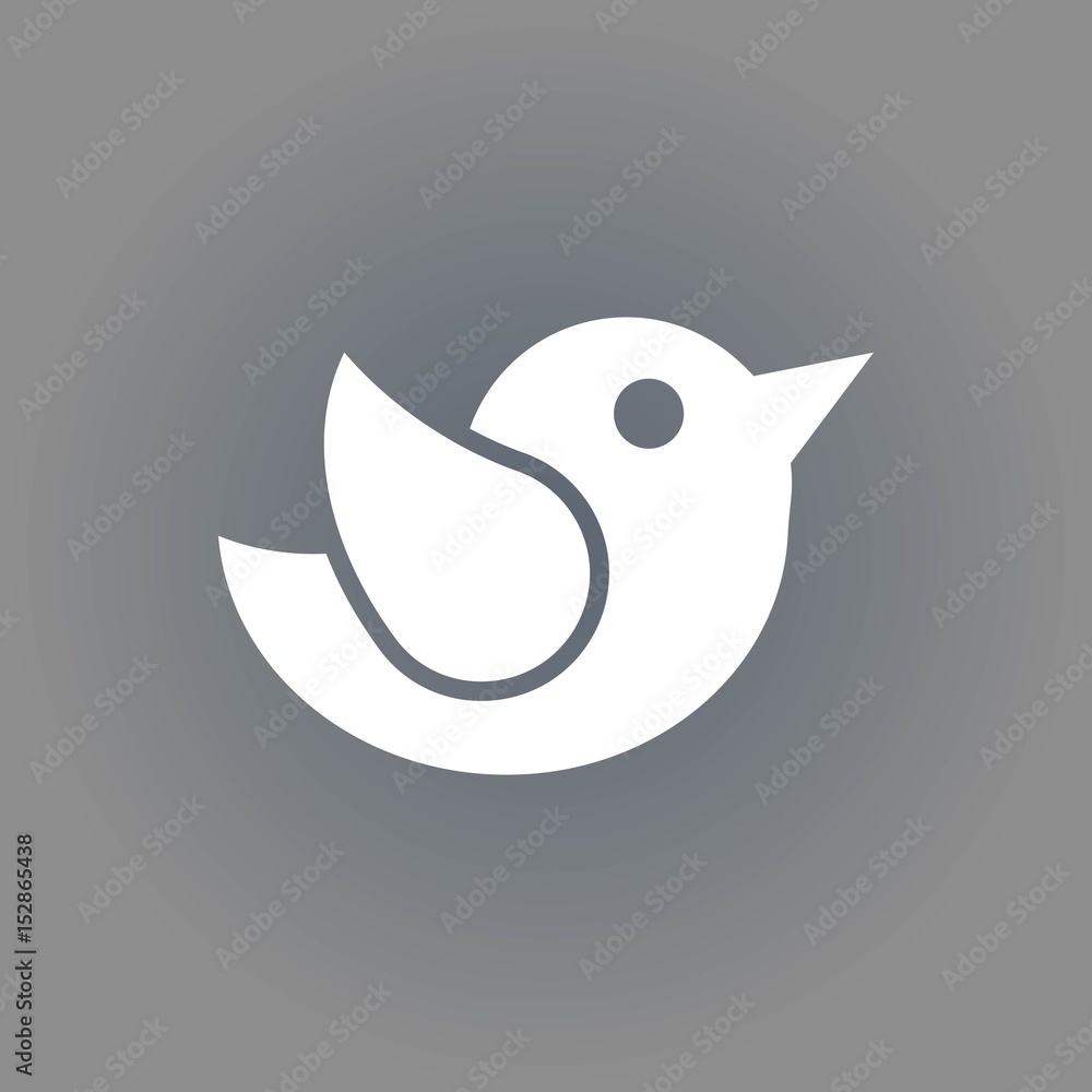 bird icon stock vector illustration flat design bird icon stock vector illustration flat design