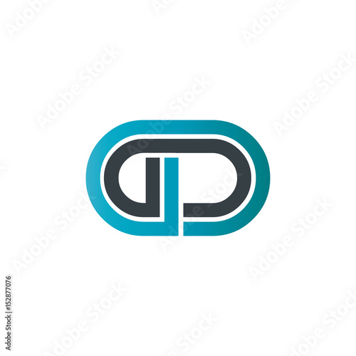 Initial Letter GD GC Linked Design Logo photo