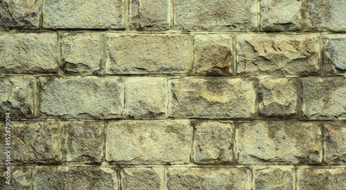 old granite wall closeup