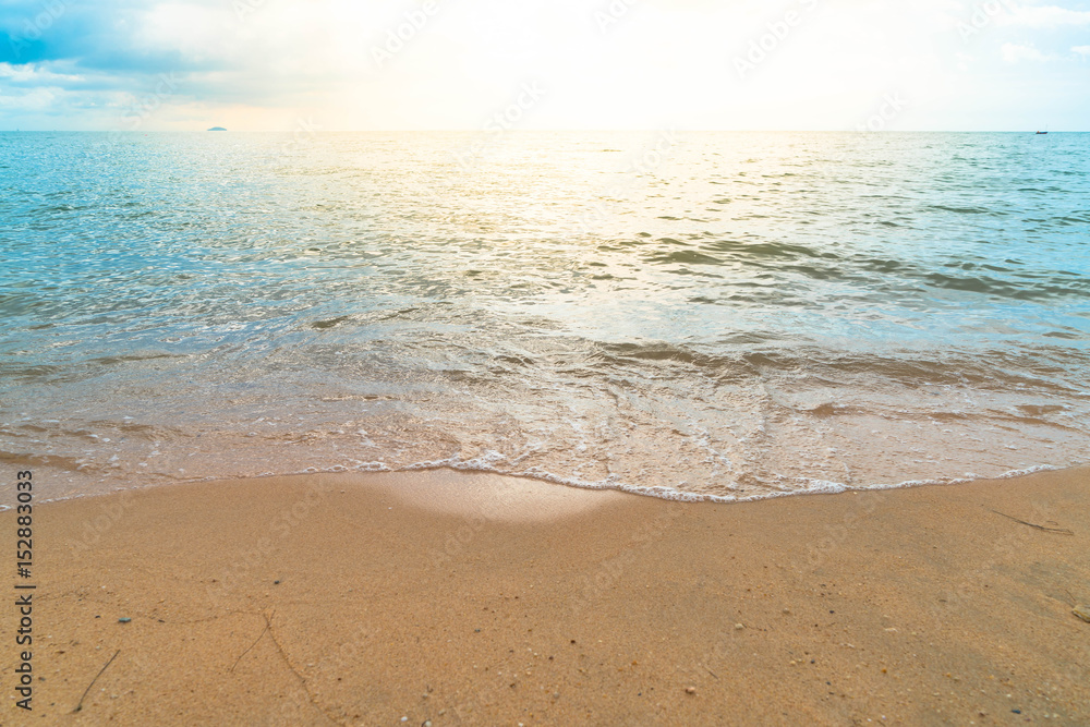 Beautiful sunset on the sea at twilight times Beautiful sunset on the sea at twilight times