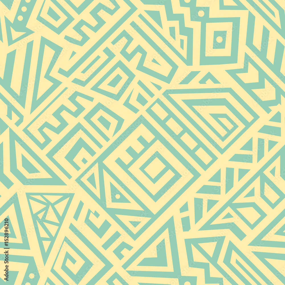 Abstract Vector Seamless Pattern in Ethnic Style Abstract Vector Seamless Pattern in Ethnic Style