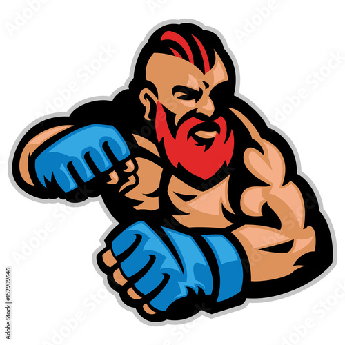 bearded fighter