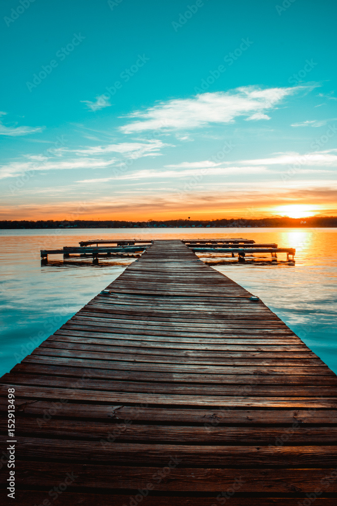 Fototapeta premium Sunset Pier