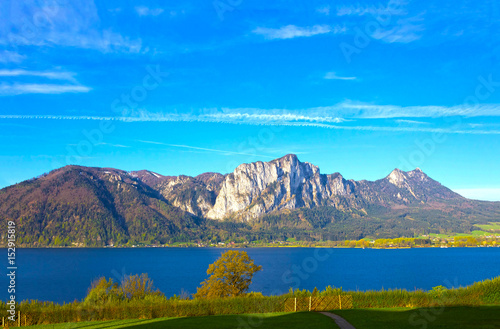 Beautiful landscape with Alps, Salzburger Land, Austria