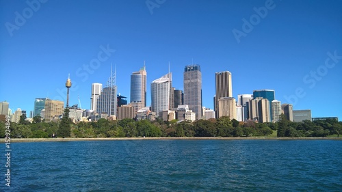 Sydney City CBD as seen from Mrs Macquarie's Chair