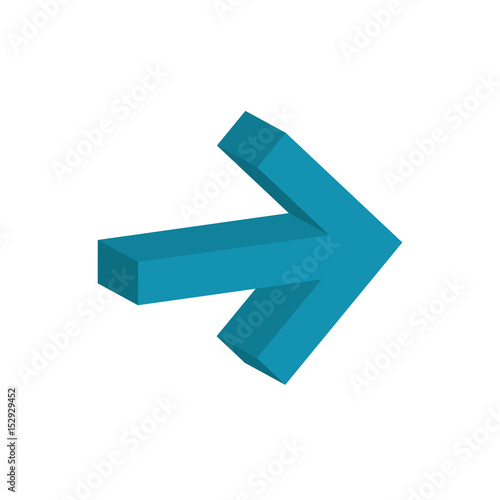 Free Download blue arrow icon over white background. vector illustration - GFXLoad