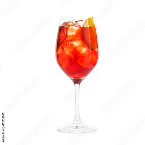cocktail isolated on the white