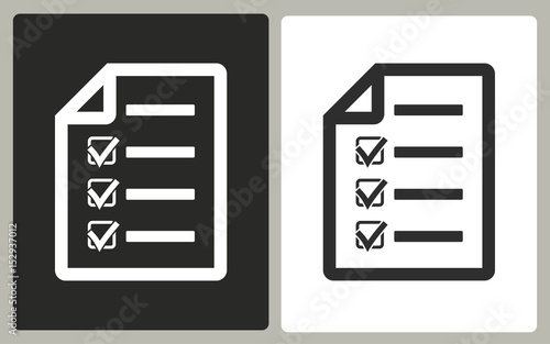 Checklist - vector icon.