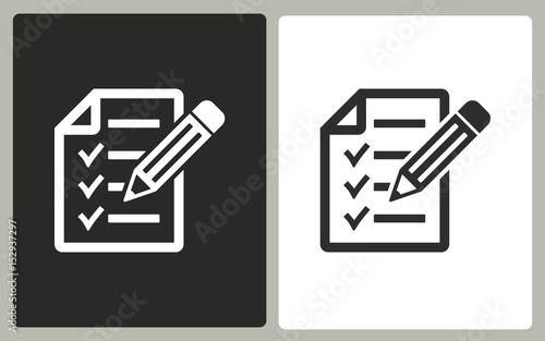 Clipboard - vector icon.