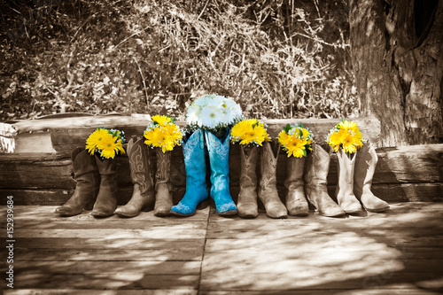 bridesmaid bride boots